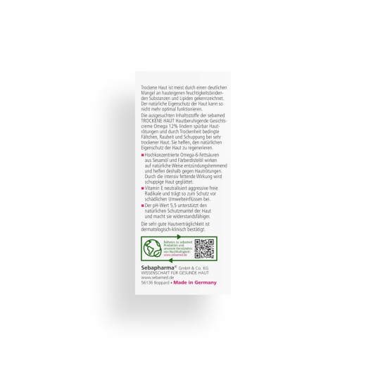 Sebamed&nbsp;Hautberuhigende Gesichtscreme Omega 12%&nbsp;50&nbsp;ML