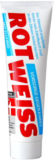 Rot-Weiss Zahncreme mit Fluor&nbsp;&nbsp;100&nbsp;ml
