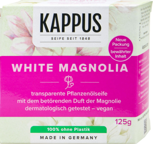 Kappus Seife White Magnolia&nbsp;&nbsp;125&nbsp;g