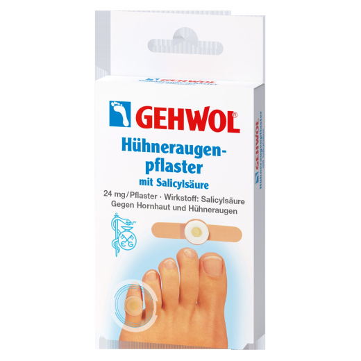 GEHWOL&nbsp;Hühneraugen-Pflaster mit Salicylsäure&nbsp;6&nbsp;TCK