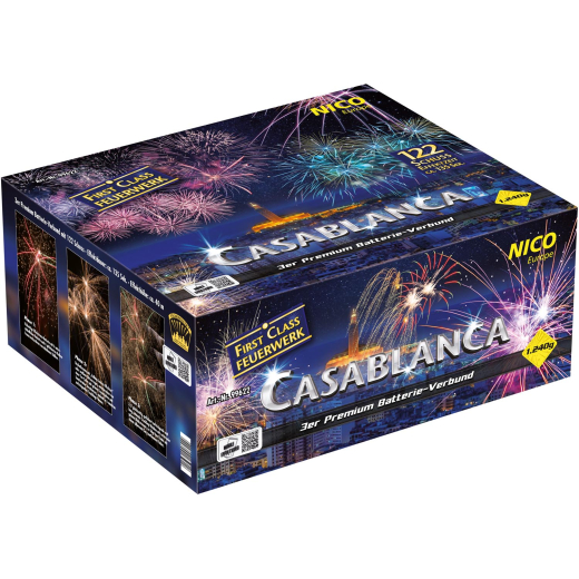 Casablanca, 122 SchussNICO Feuerwerk