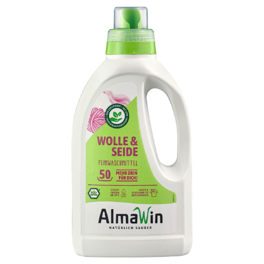 AlmaWinWolle & Seide Feinwaschmittel, 50 Anwendungen 750 ml