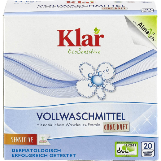 KlarVollwaschmittel, 20 Anwendungen 1,1 kg