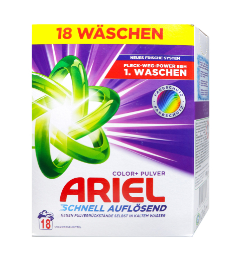 ARIELWaschpulver Color und Style, 18 Wäschen&nbsp;990&nbsp;g