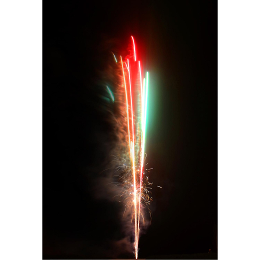 Hailfire, 337 SchussNICO Verbundfeuerwerk
