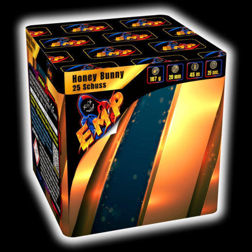 Honey Bunny, 25 SchussEMP Feuerwerk von BlackBoxx