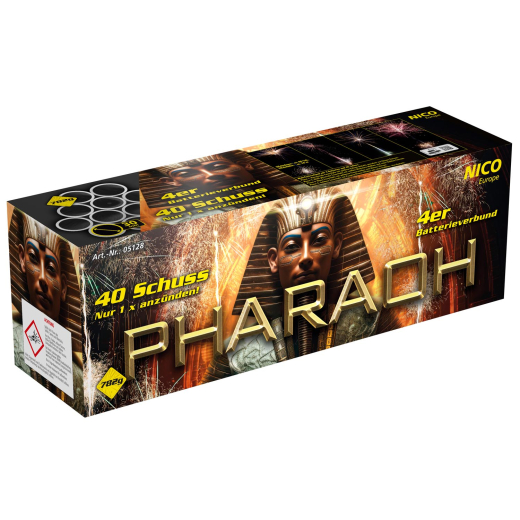Pharaoh, 40 Schuss, ca 80 secNICO Feuerwerk