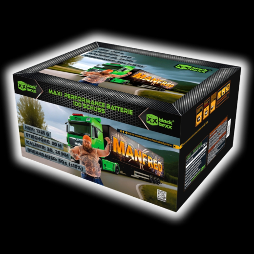 MANfred, 100 SchussBlackBoxx Feuerwerk