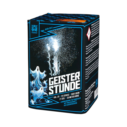 Geisterstunde, 25 SchussFunke Feuerwerk Argento