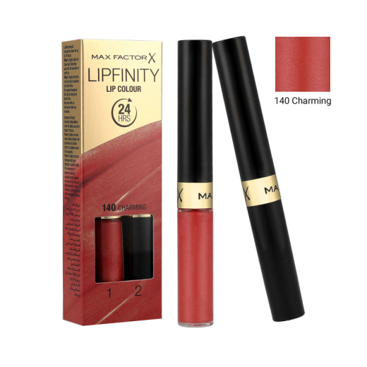 Max Factor LIPFINITY Langanhaltender Lippenstift 2in1 140 Charming 2,3ml+1,9g