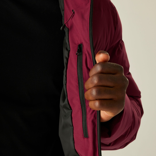 Mens Altoro Thermal Baffle Jacke für Herren, wasserdicht, atmungsaktiv, warm, mit Kaputze