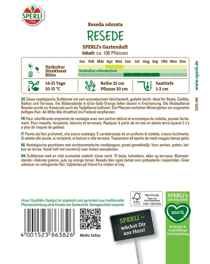 Resedensamen SPERLIs Gartenduft Inhalt: 1 Portion