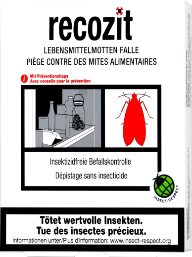 Recozit Lebensmittelmotten Falle 2 stück