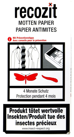 Recozit Mottenpapier 2er