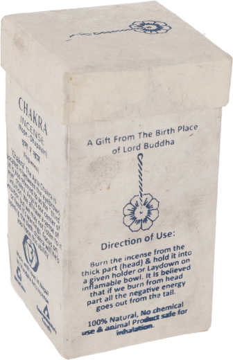 Chakra Incense, Nepal RäucherschnüreThird Eye/Palo SantoInhalt: &nbsp;32 Stück