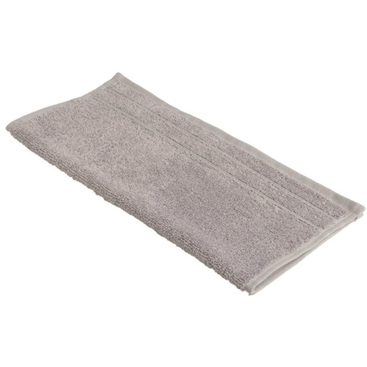 Seiflappen 30 x 30 cm, light grey
