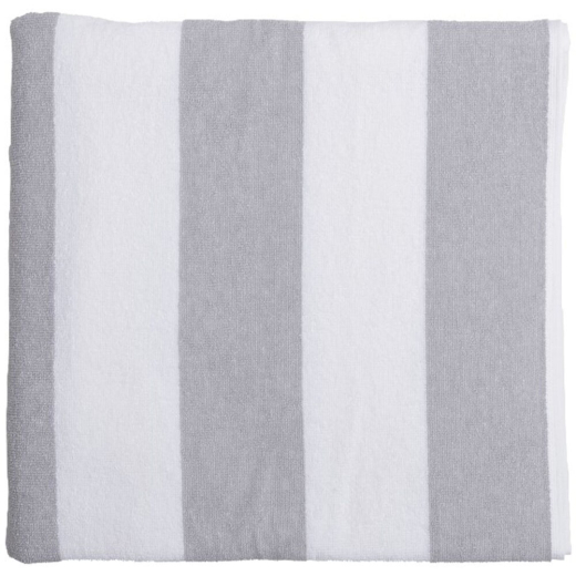 Liegetuch 70 x 200 cm, grey/white