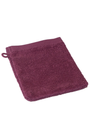 Waschhandschuh 16 x 21 cm mauve
