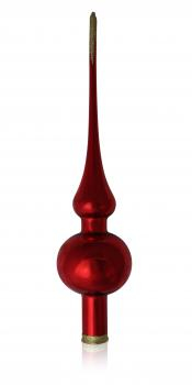 Spitze uni rot glanz, L ca. 27cm, Ø 6cm