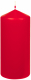 Stumpenkerze 1 Kerze Ø  50 mm Höhe 120 mmFarbe:  210 rot