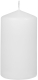 Stumpenkerzen  1 Stück Ø  60mm Höhe: 120mm Farbe: 010 weiß