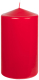 Stumpenkerzen  1 Stück Ø  80mm Höhe: 150mm Farbe: 210 rot