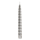 Renaissancekerze 1 Kerze, lackiert Ø  22 mm Höhe 250 mmFarbe:  silber 960