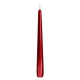 Spitz-/Leuchterkerzen 1 Kerze, lackiert Ø  22 mm Höhe 240 mmFarbe:  weinrot 940