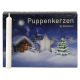 Puppenkerzen  40 Stück Ø  7mm Höhe: 65mm Farbe: 010 weiß