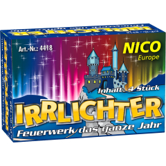 Irrlichter, 4er SchachtelNICO Feuerwerk