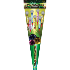 Ring Rockets, 7er-Raketen im Btl.NICO Feuerwerk