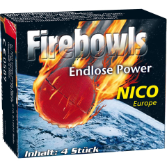 Firebowls, 4er SchachtelNICO Jugendfeuerwerk