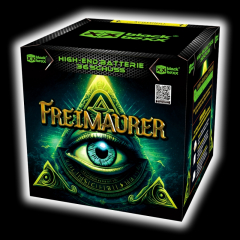 Freimaurer, 36 SchussBlackBoxx Feuerwerk