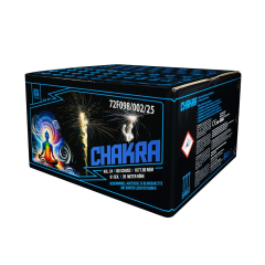 Chakra, 100 SchussFunke Feuerwerk Argento