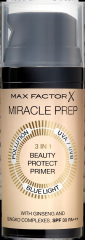 Max Factor Primer Miracle Prep 3in1 Beauty Protect, LSF 30, 30 ml