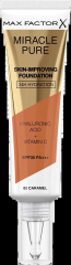 Max Factor Foundation Miracle Pure 85 Caramel, LSF 30, 30 ml