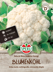Blumenkohlsamen Bola de Neve (Erfurter Zwerg) Inhalt: 1 Portion