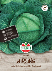 Wirsingsamen Vertus 2 Inhalt: 1 Portion