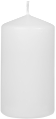 Stumpenkerzen  1 Stück Ø  60mm Höhe: 120mm Farbe: 010 weiß