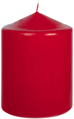 Stumpenkerzen  1 Stück Ø  70mm Höhe: 100mm Farbe: 250 burgund