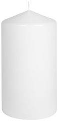 Stumpenkerzen  1 Stück Ø  70mm Höhe: 130mm Farbe: 010 weiß