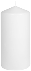 Stumpenkerzen  1 Stück Ø  70mm Höhe: 150mm Farbe: 010 weiß