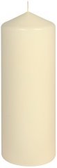Stumpenkerzen  1 Stück Ø  70mm Höhe: 200mm Farbe: 030 champagner