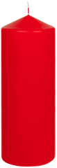 Stumpenkerzen  1 Stück Ø  70mm Höhe: 200mm Farbe: 210 rot