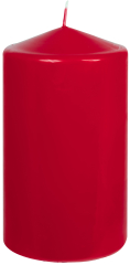 Stumpenkerzen  1 Stück Ø  80mm Höhe: 150mm Farbe: 250 bordeaux