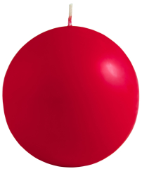 Kugelkerzen  1 Stück Ø  60mm Höhe: 60mm Farbe: 250 burgund