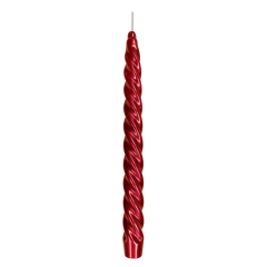 Renaissancekerzen lackiert 1 Stück Ø  22mm Höhe: 250mm Farbe: weinrot 940