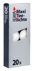 Teelichte 20er Maxi 20 Stück Ø  57mm Höhe: 23mm  