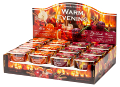 Duftkerzen im Glas Warm Evening 1 Stück Ø  90mm Höhe: 85mm  