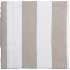 Liegetuch 70 x 200 cm, beige/white